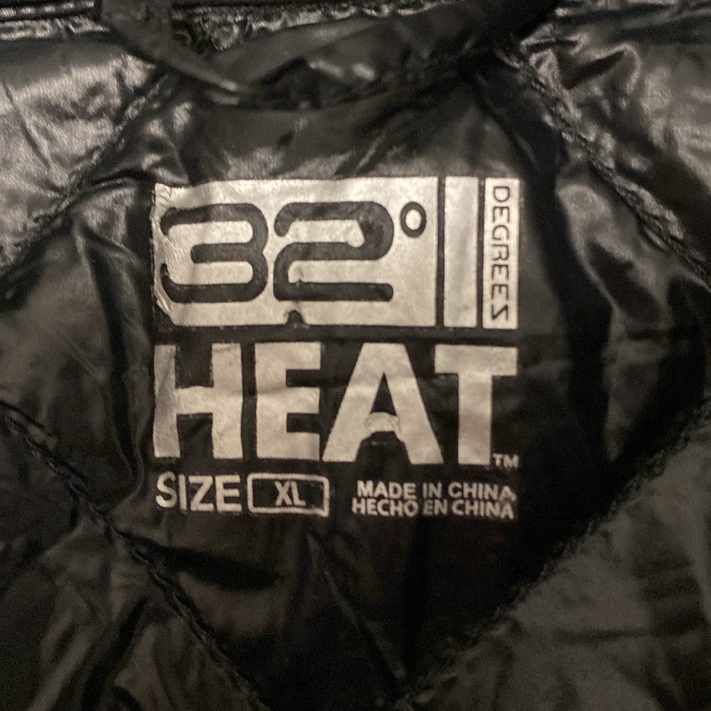 32 Degrees Black Packable Down Jacket Size Xl - image 2